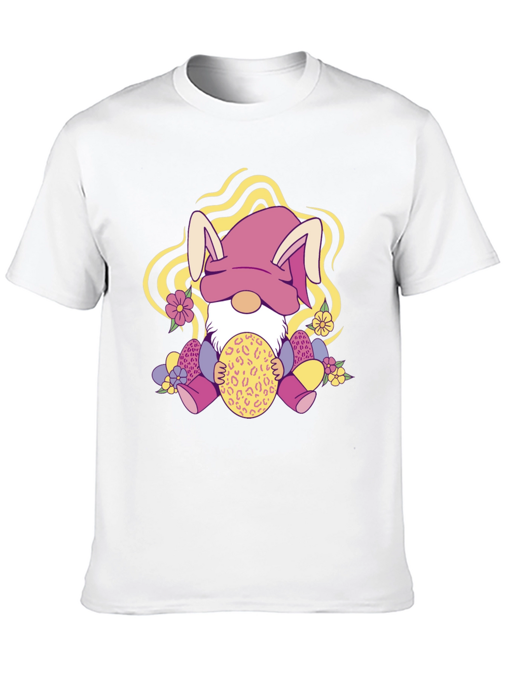 Easter Gnome T-Shirt - Cute Bunny Design