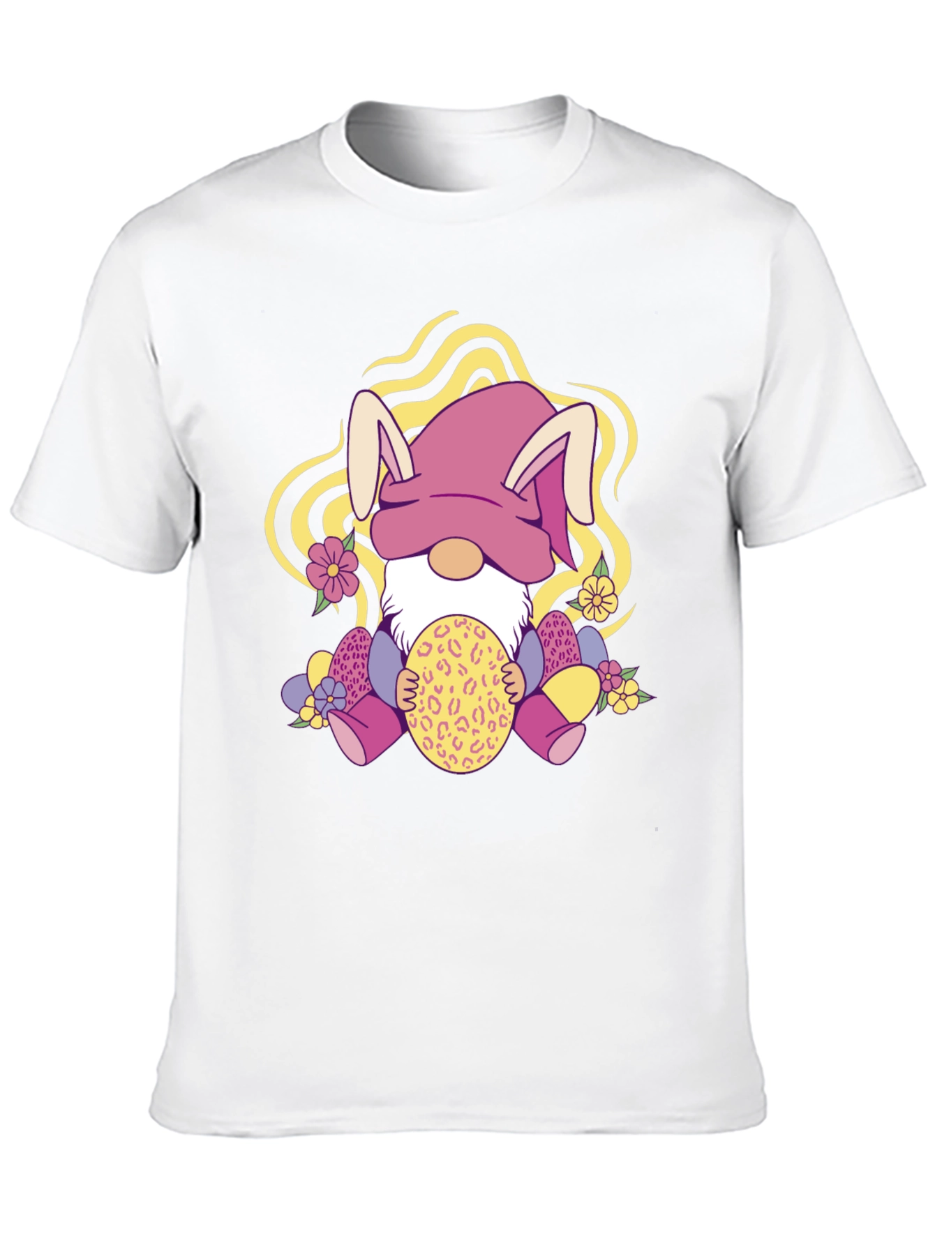Easter Gnome T-Shirt - Cute Bunny Design