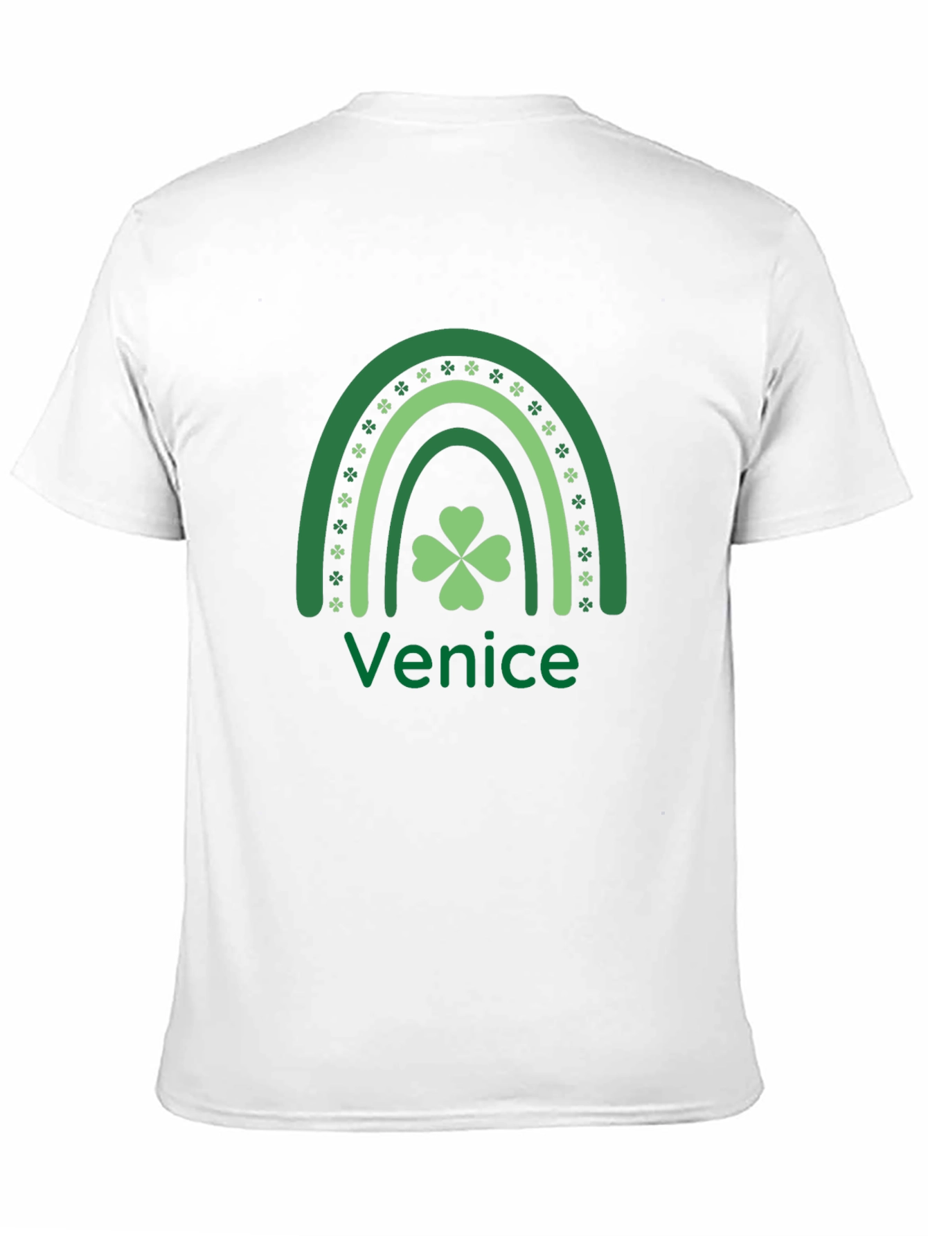Venice St. Patricks Day Rainbow Clover T-Shirt