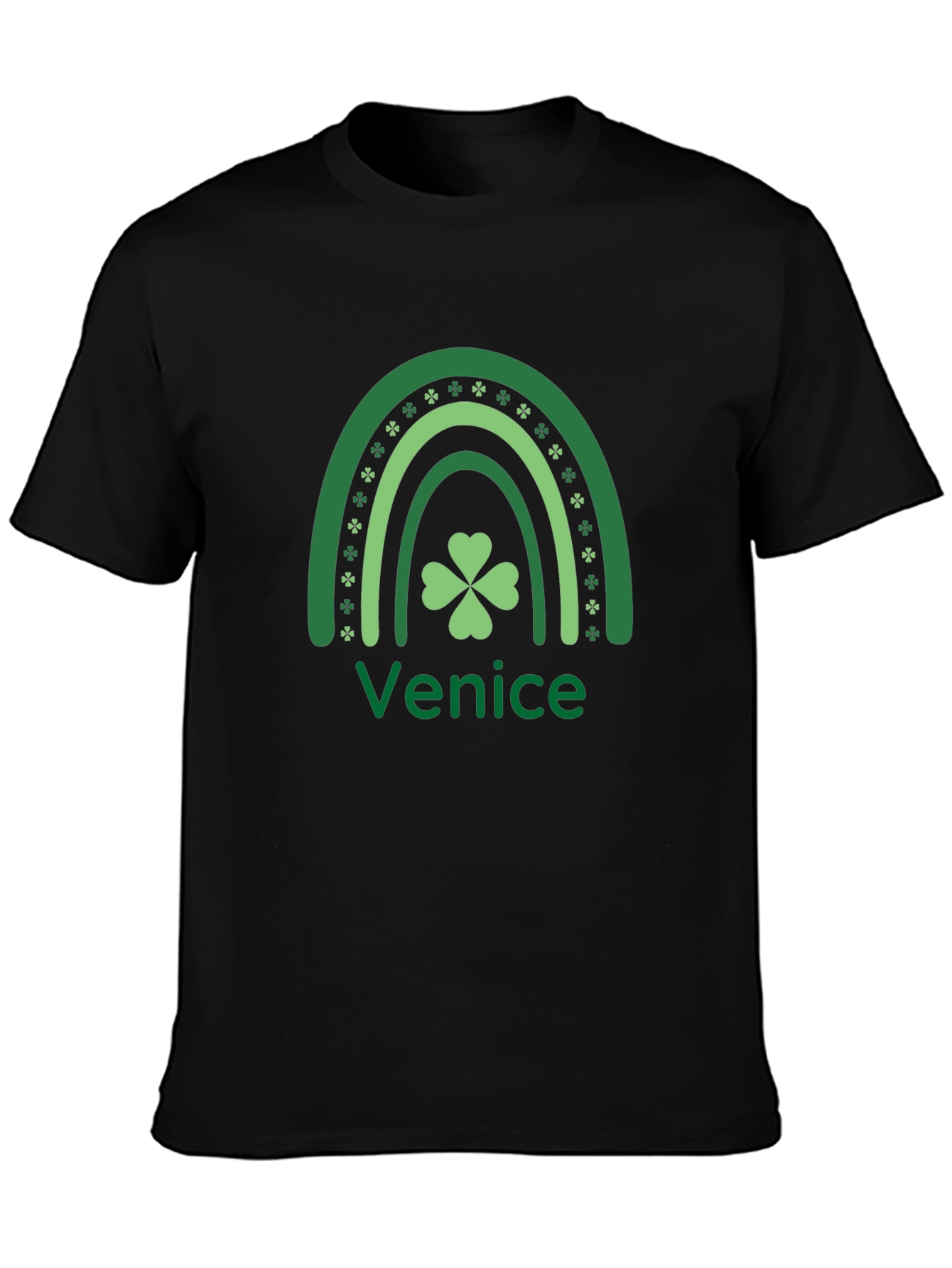 Venice St. Patricks Day Rainbow Clover T-Shirt