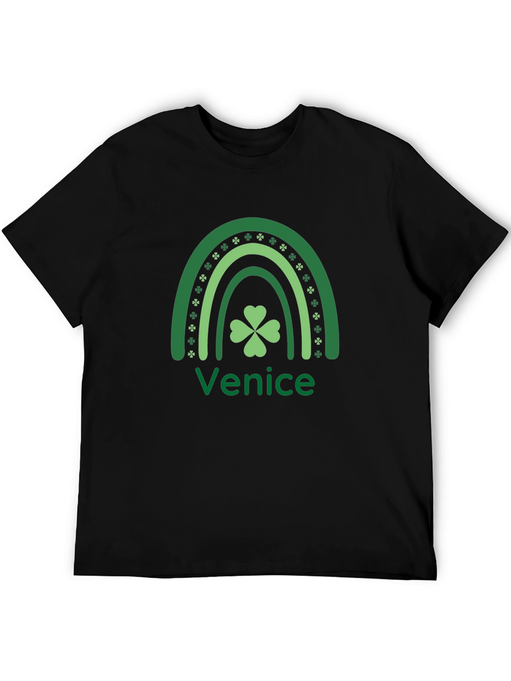 Venice St. Patricks Day Rainbow Clover T-Shirt