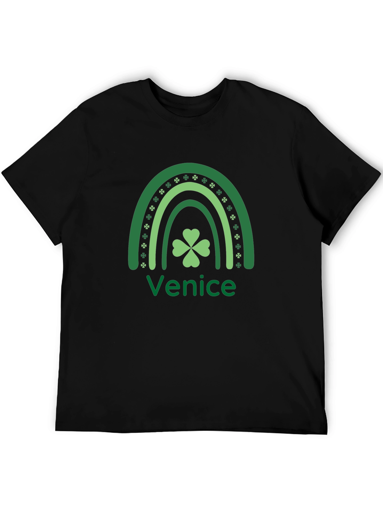 Venice St. Patricks Day Rainbow Clover T-Shirt