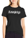 Sunnyvale Black Graphic Tee