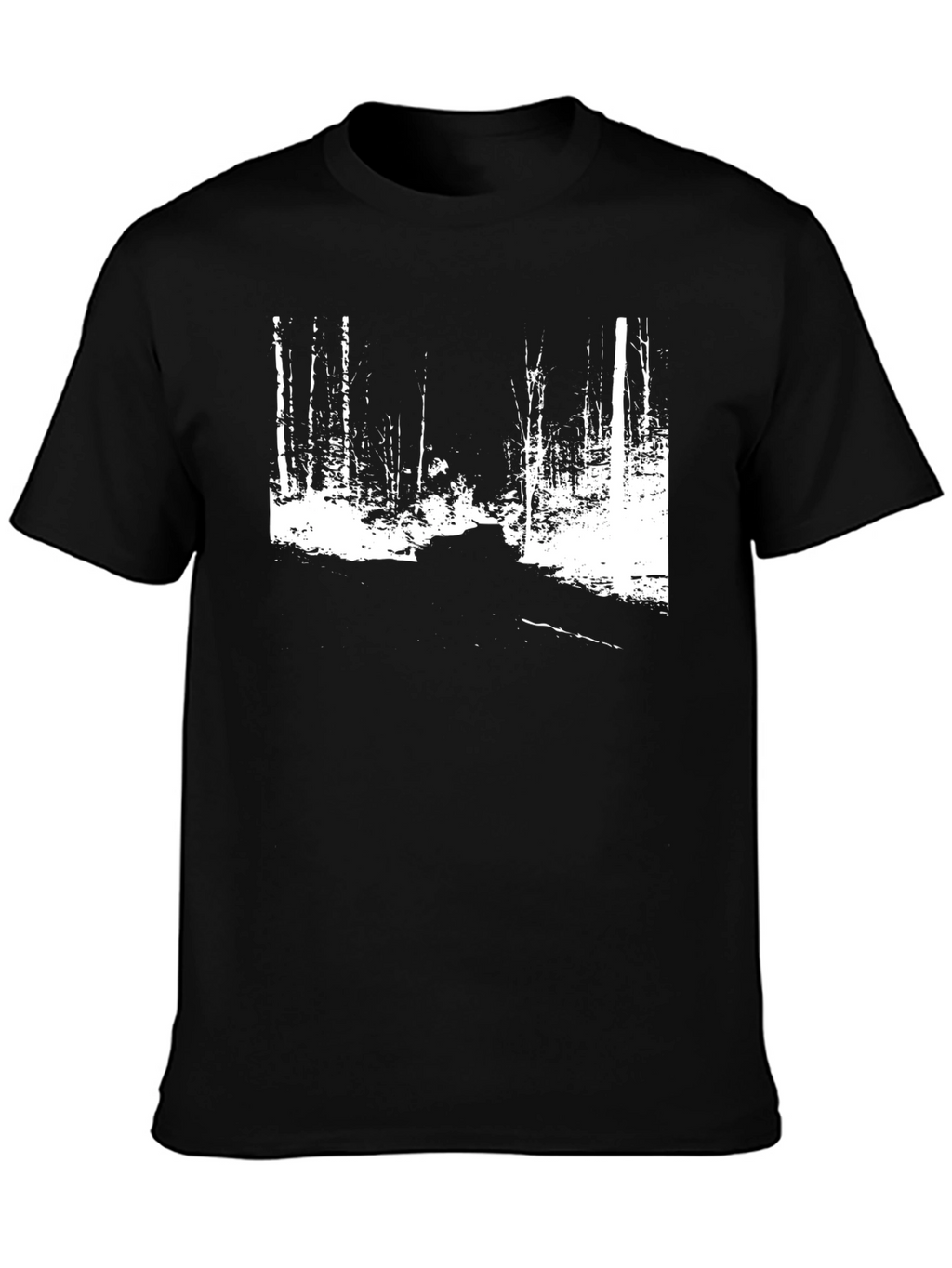 Monochrome Forest Graphic Tee