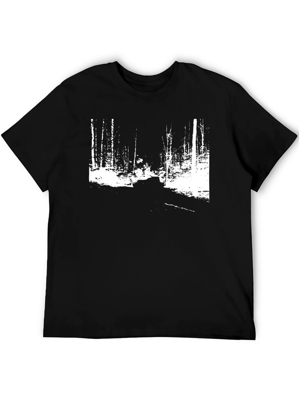 Monochrome Forest Graphic Tee