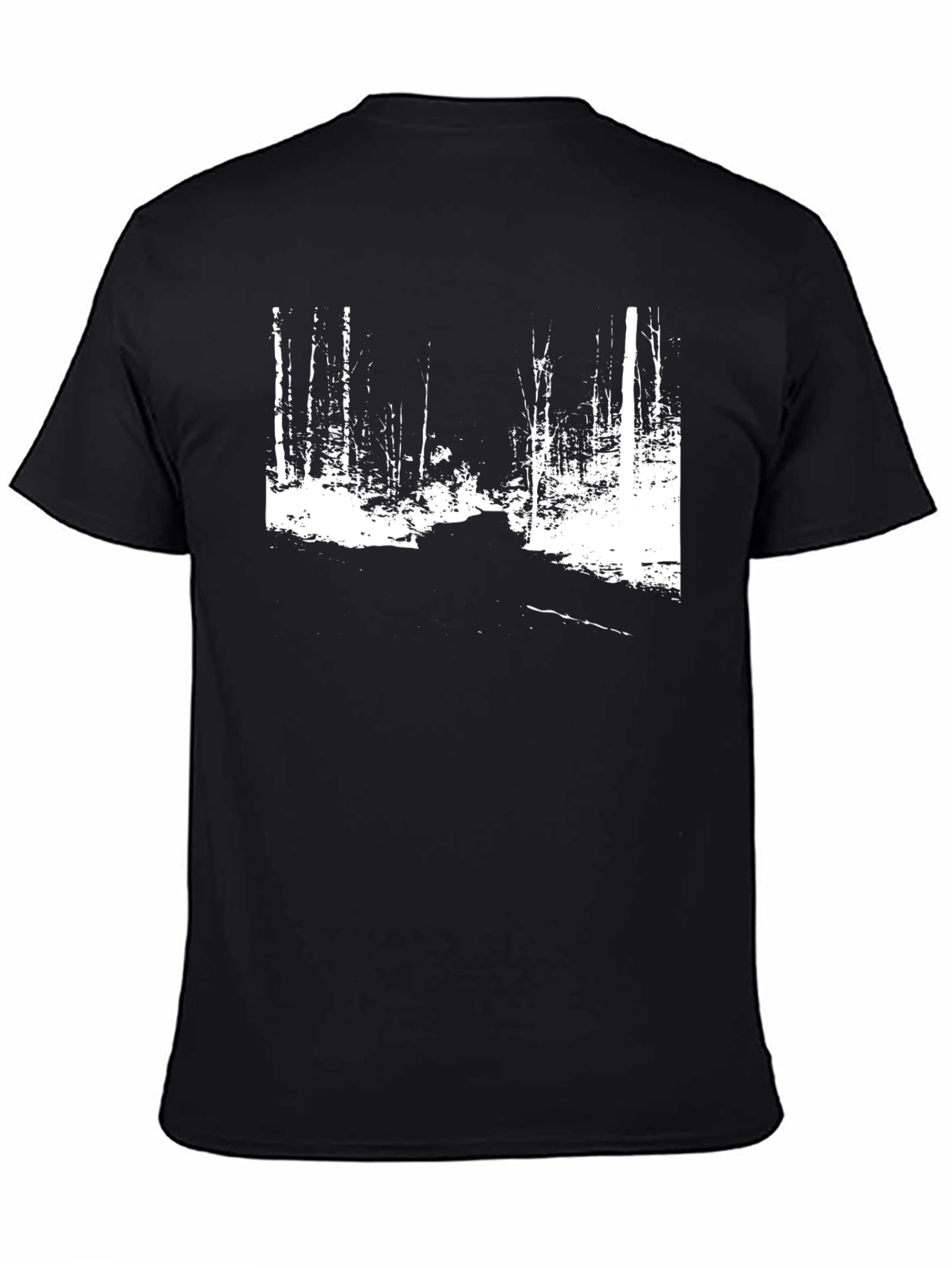 Monochrome Forest Graphic Tee