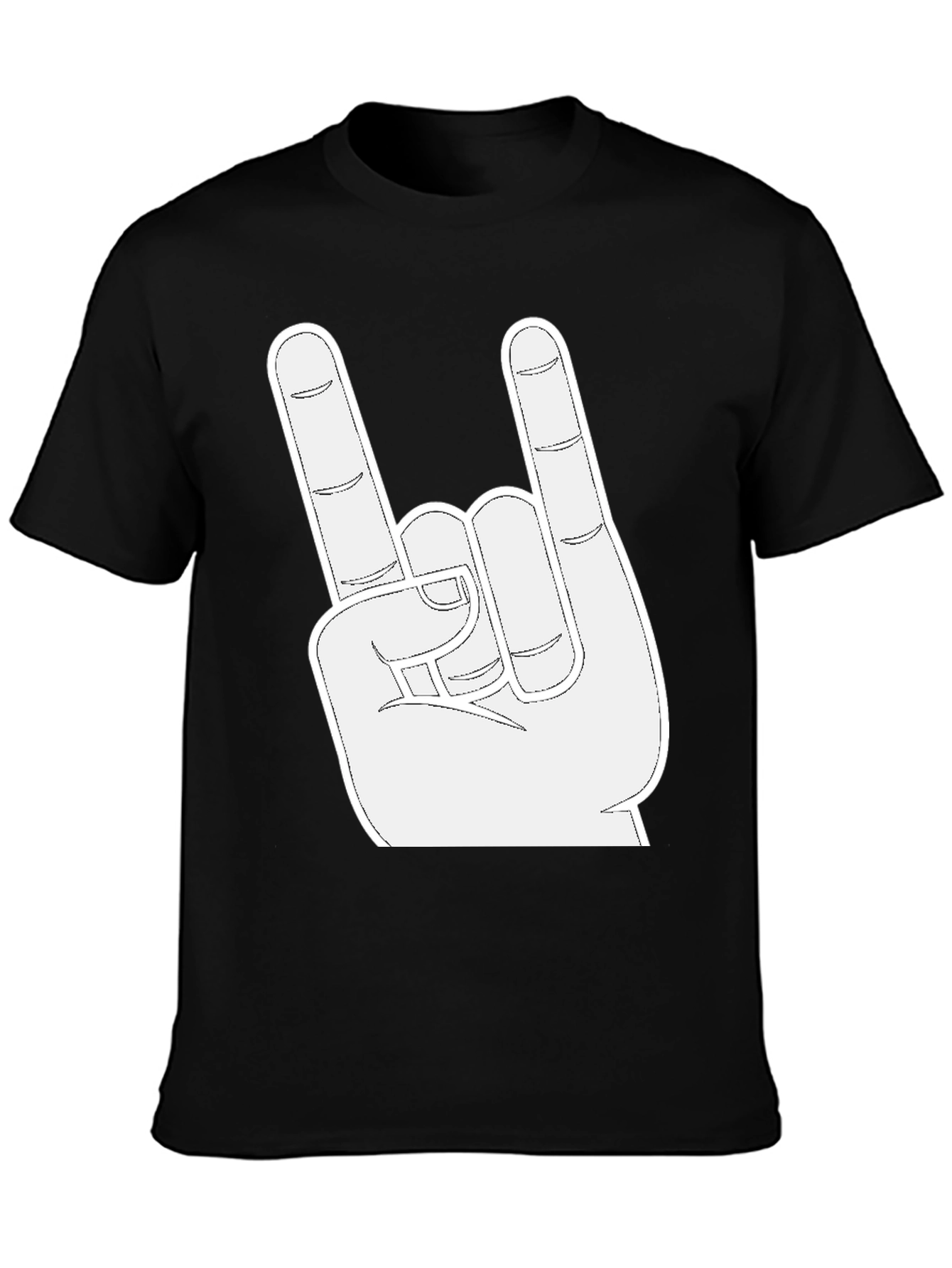 Rock On T-Shirt - Metal Hand Sign Graphic Tee