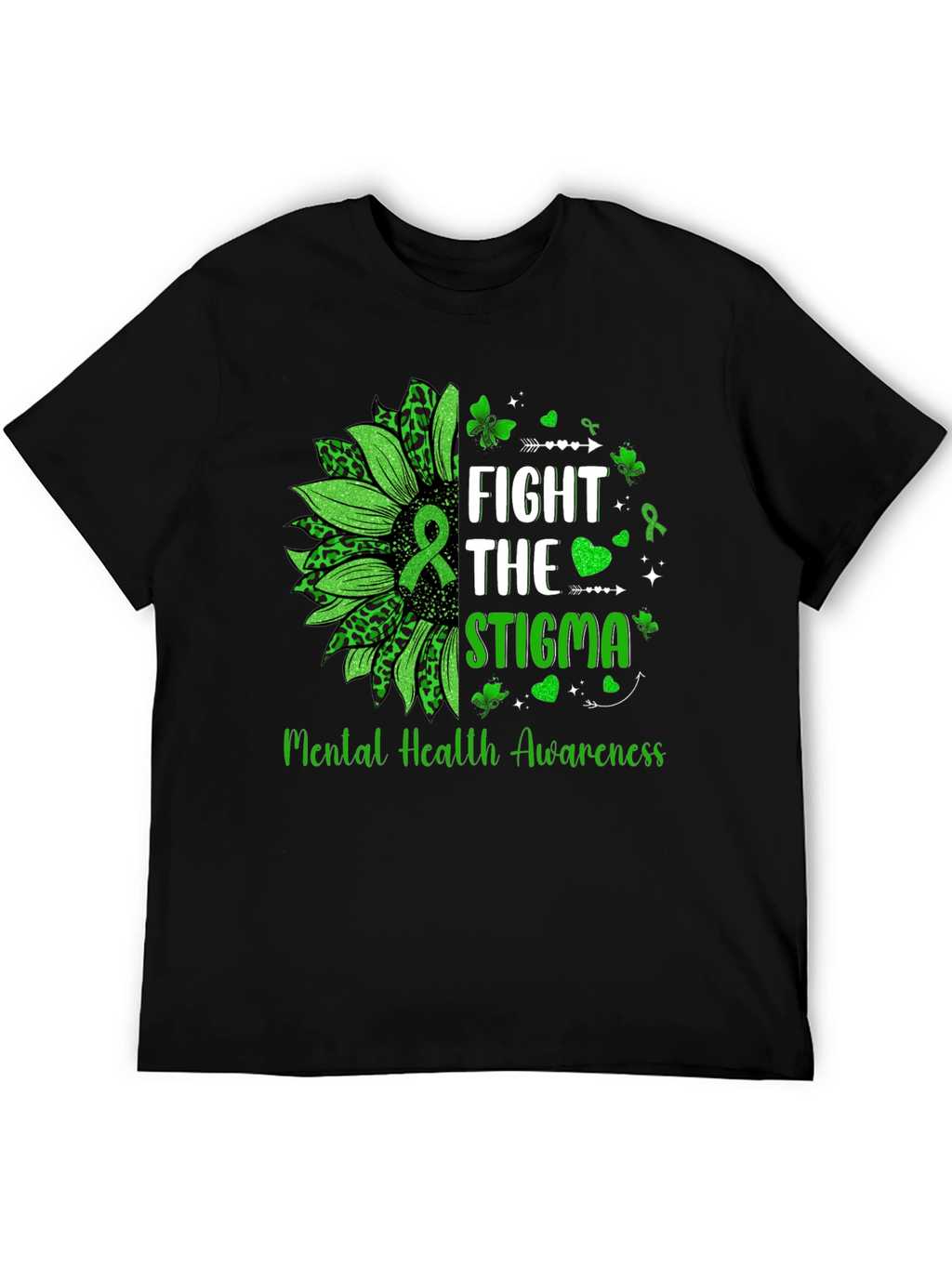 Mental Health Awareness Graphic T-Shirt