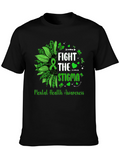 Mental Health Awareness Graphic T-Shirt