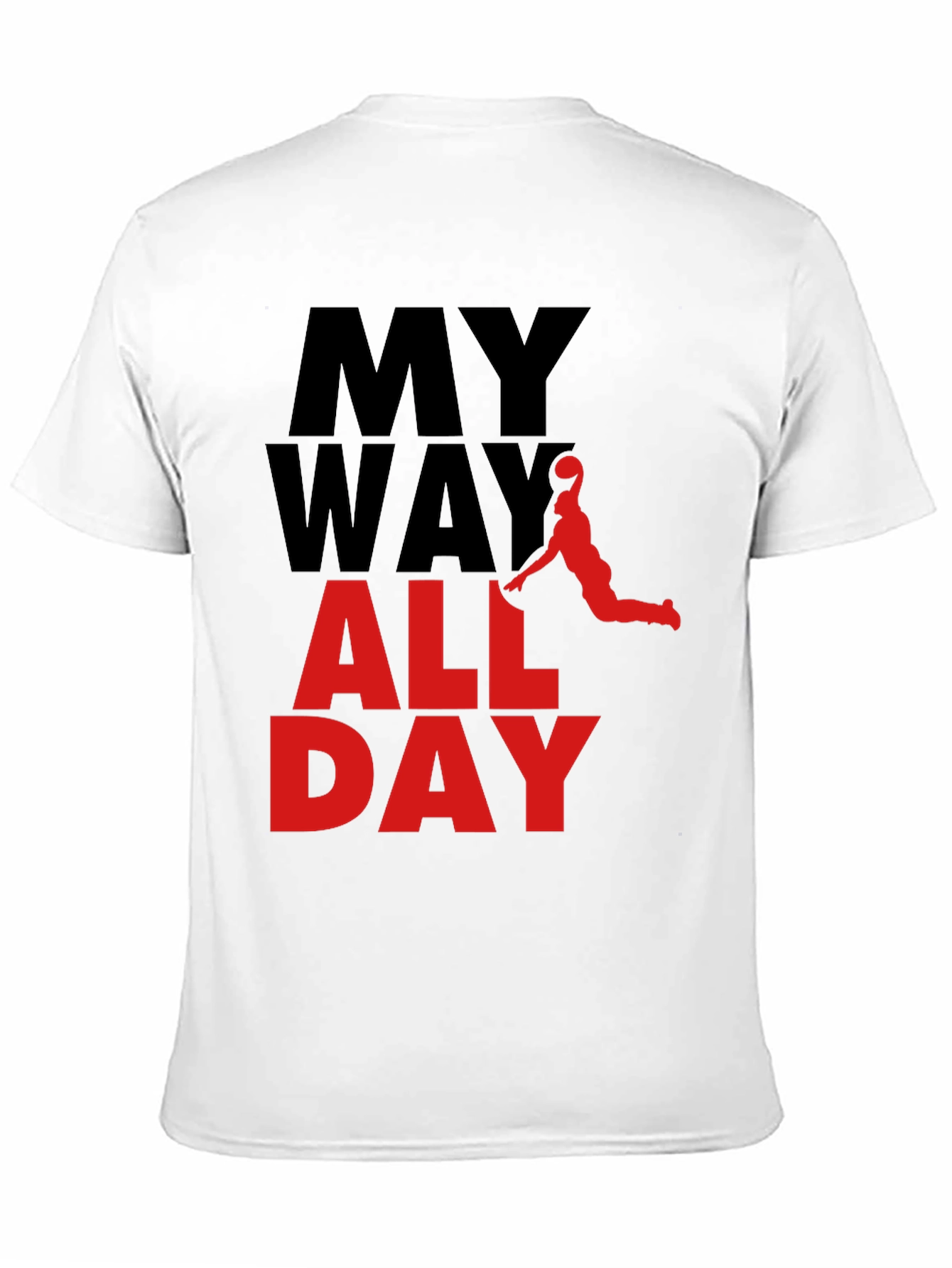 My Way All Day Graphic Tee - Basketball Style