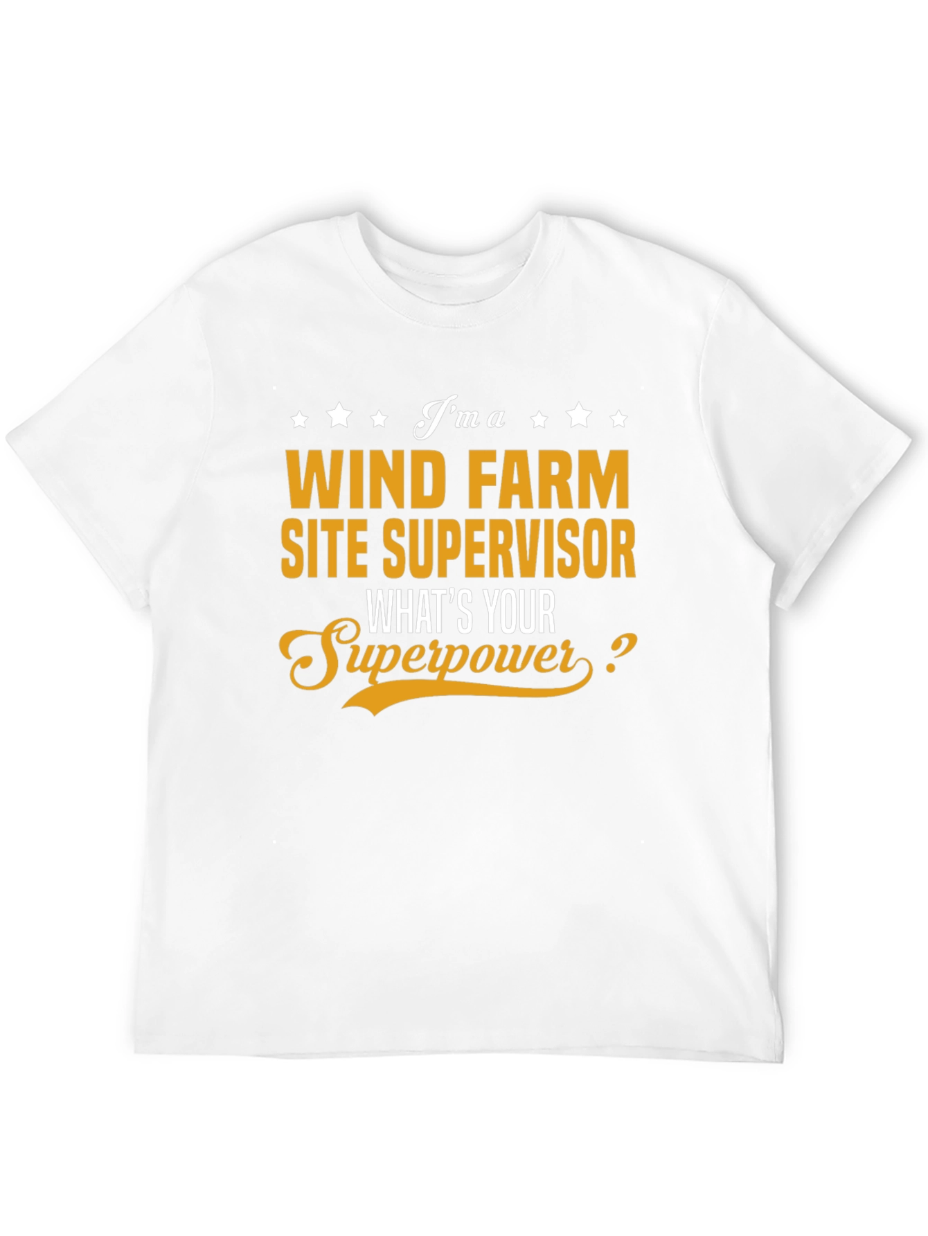 Wind Farm Site Supervisor Superpower T-Shirt