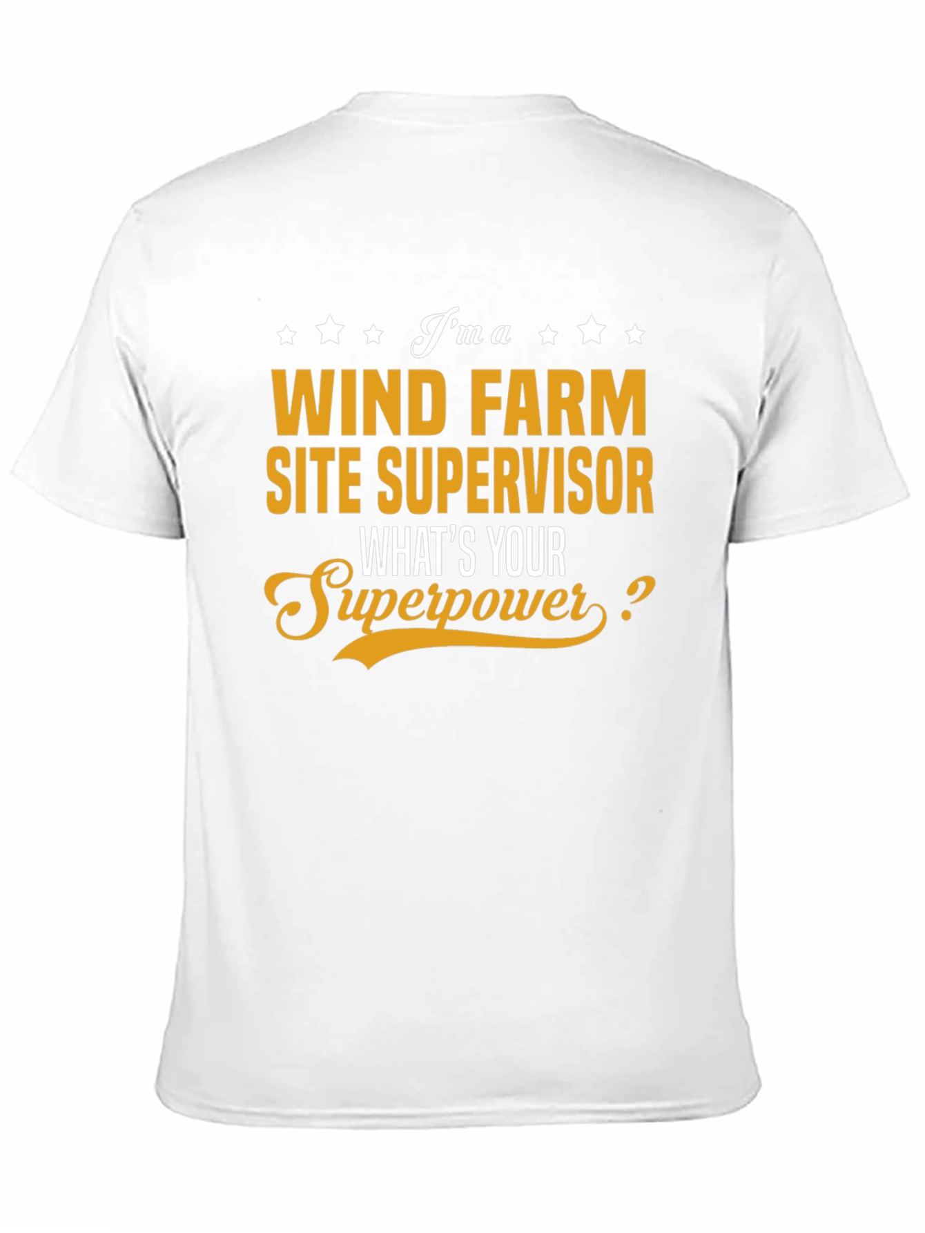 Wind Farm Site Supervisor Superpower T-Shirt