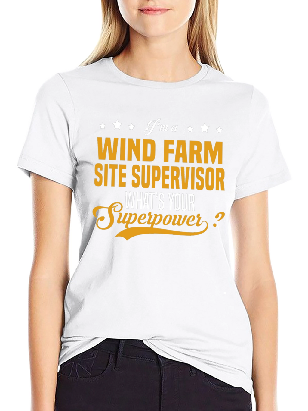 Wind Farm Site Supervisor Superpower T-Shirt