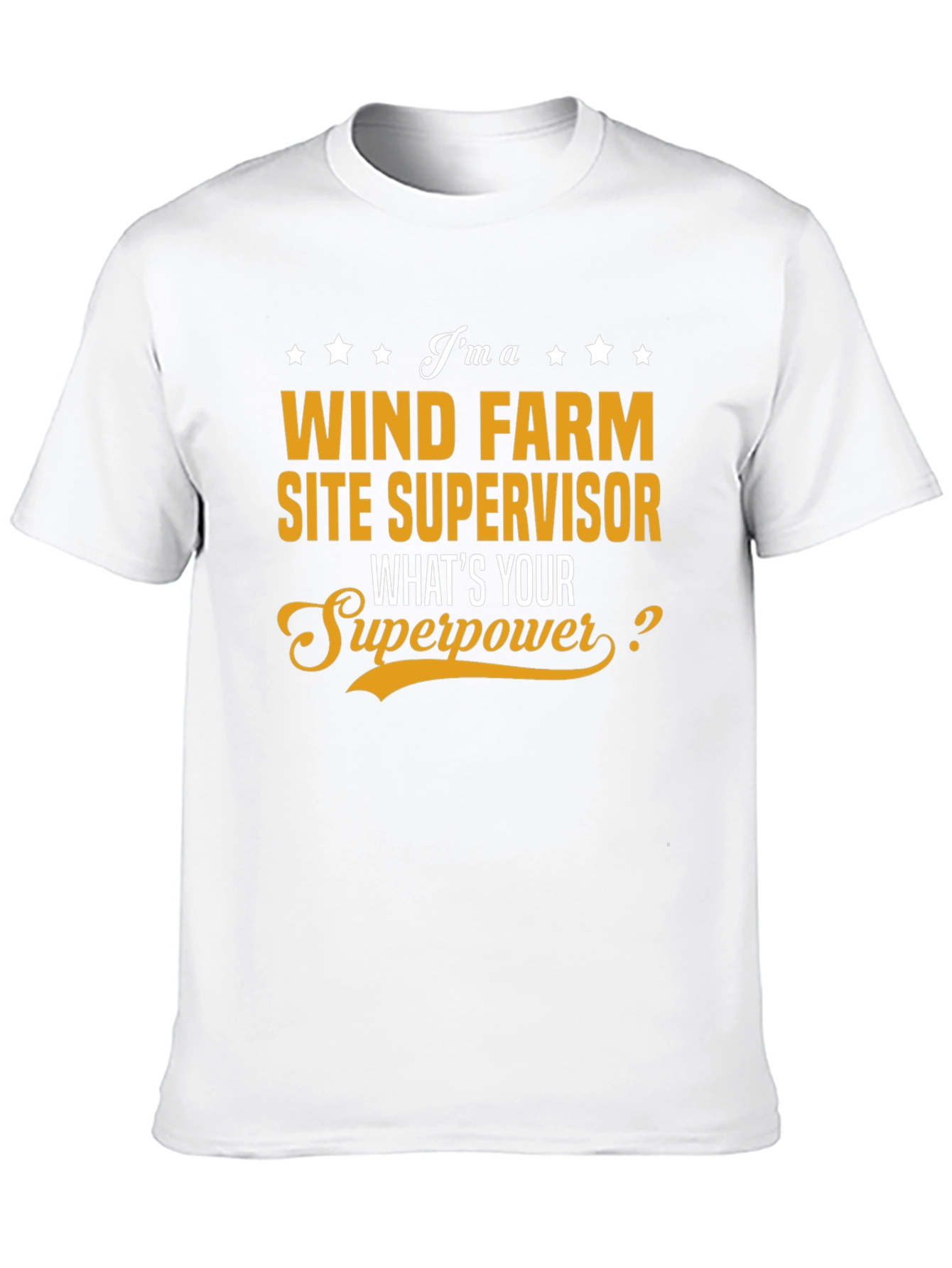Wind Farm Site Supervisor Superpower T-Shirt