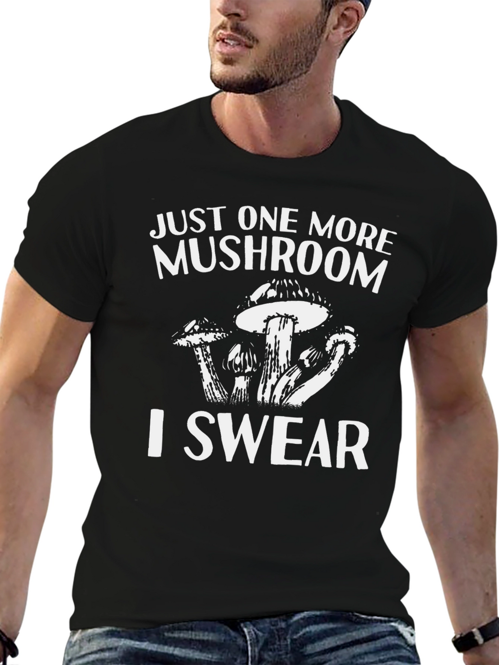 Funny Mushroom Graphic T-Shirt