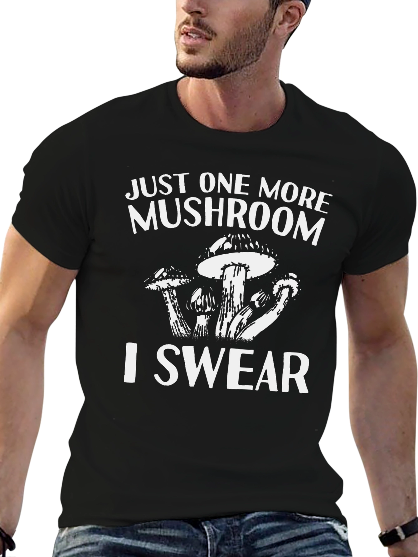 Funny Mushroom Graphic T-Shirt