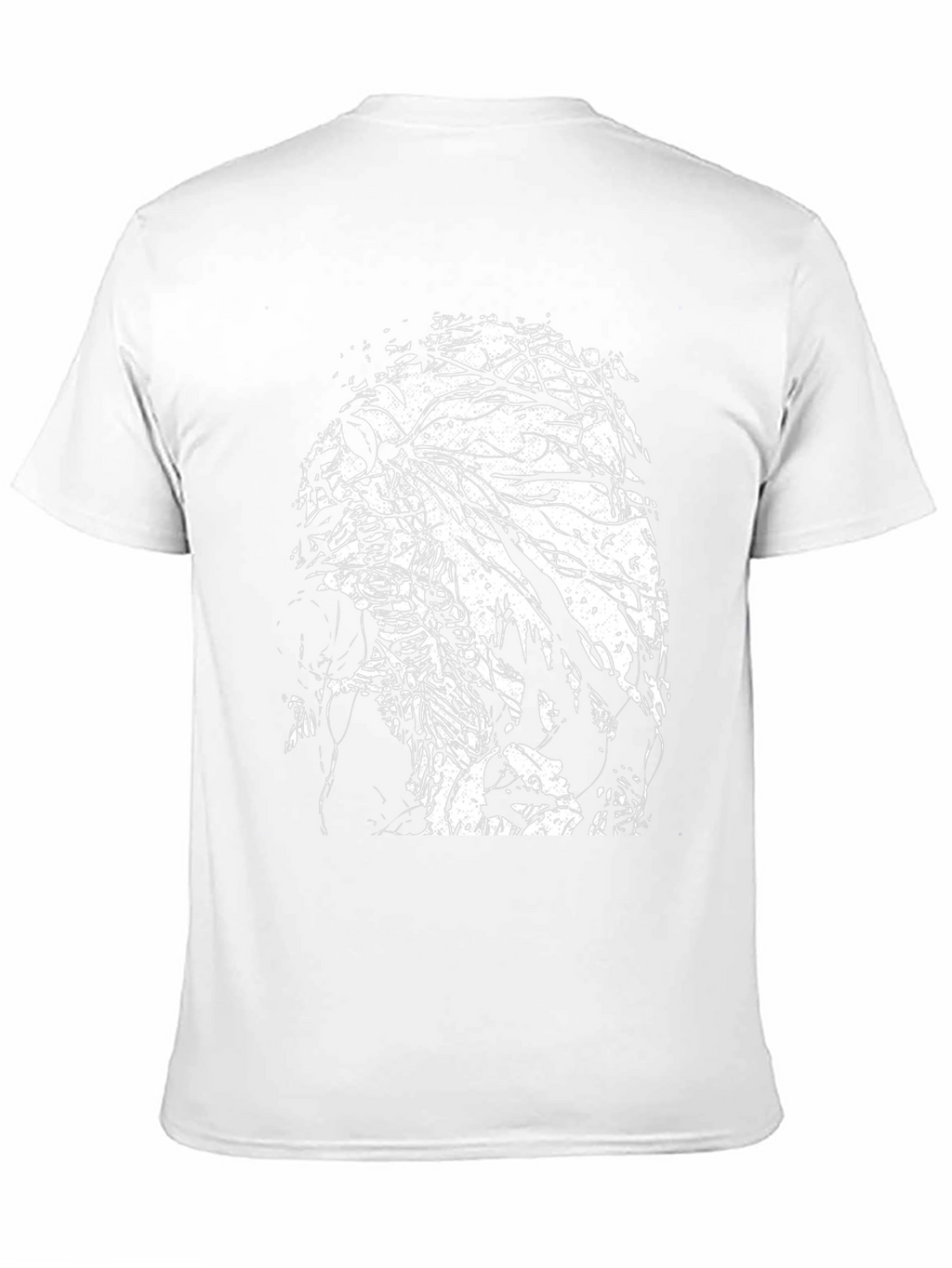 Skull & Tree Branch Graphic Black T-Shirt