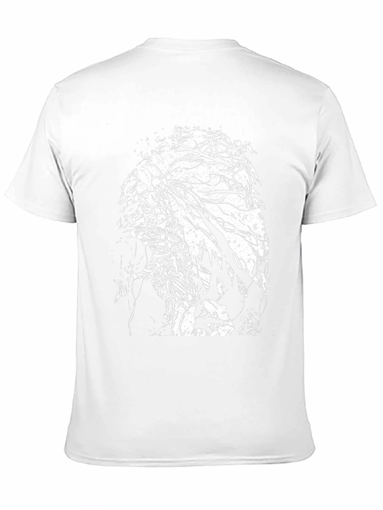 Skull & Tree Branch Graphic Black T-Shirt