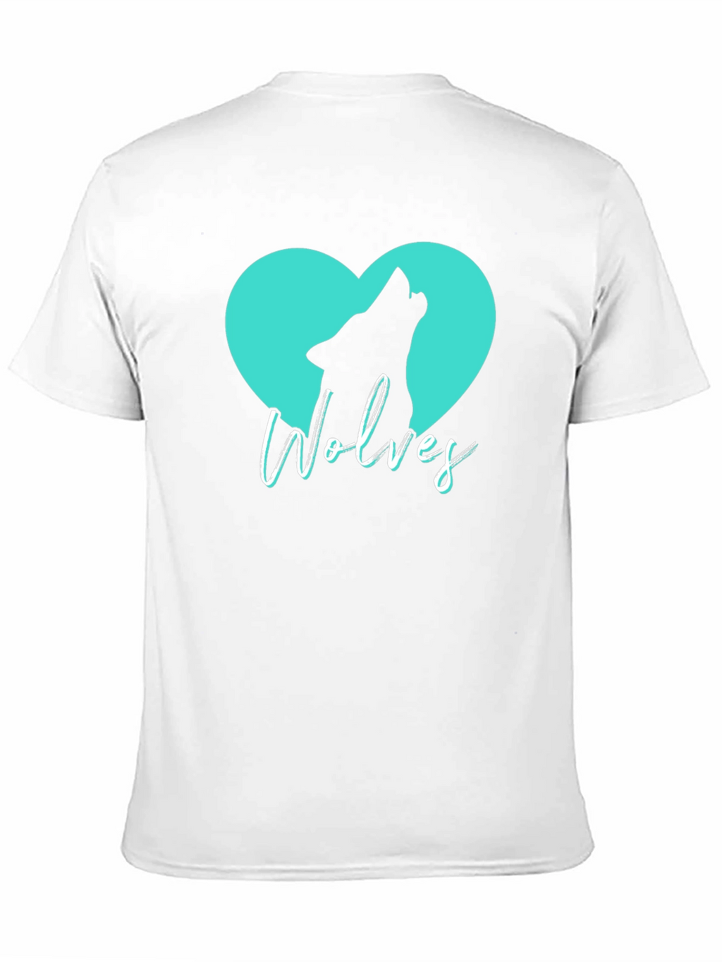 Wolves Heart T-Shirt - Black
