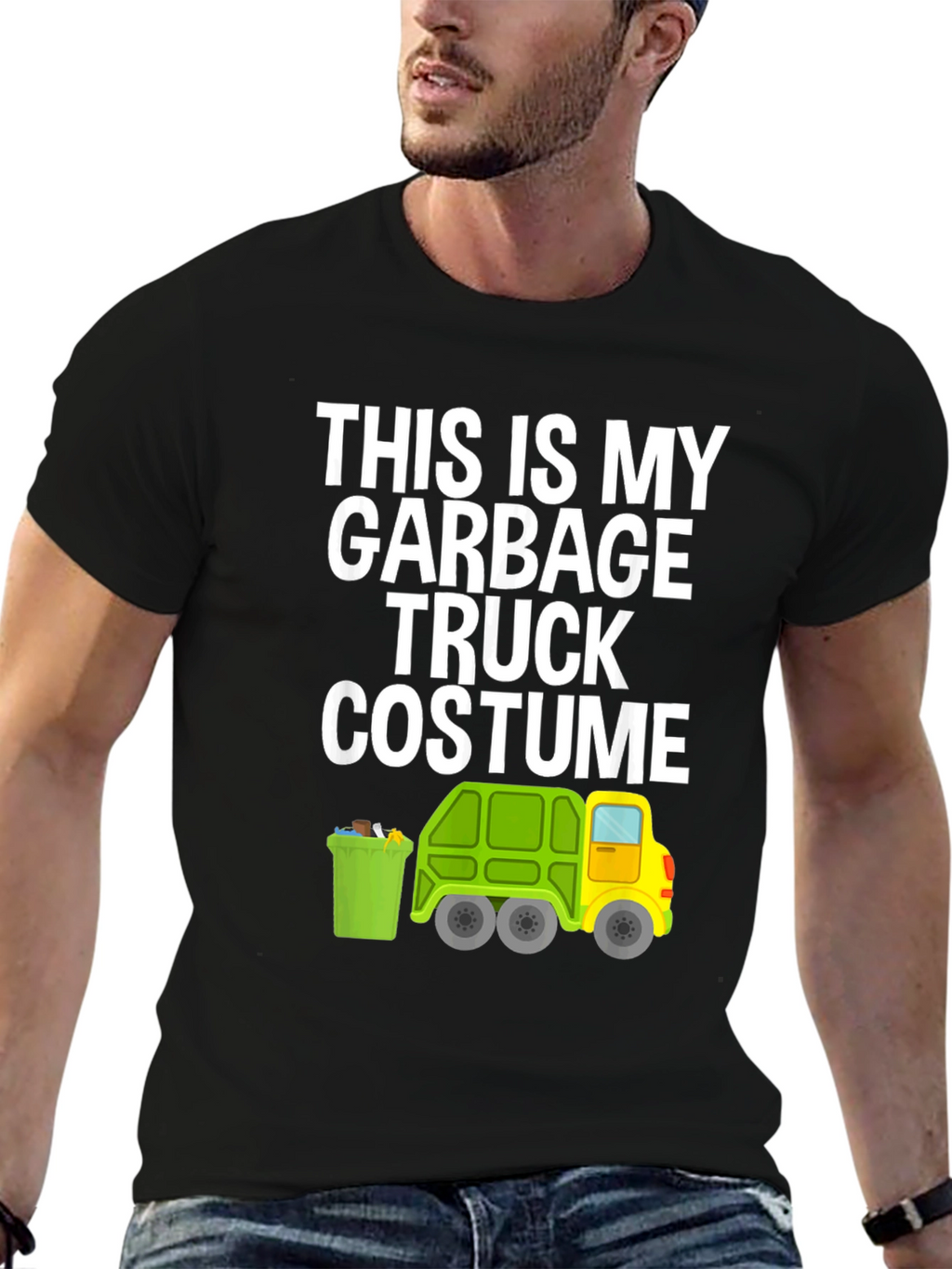 Garbage Truck Costume Graphic T-Shirt