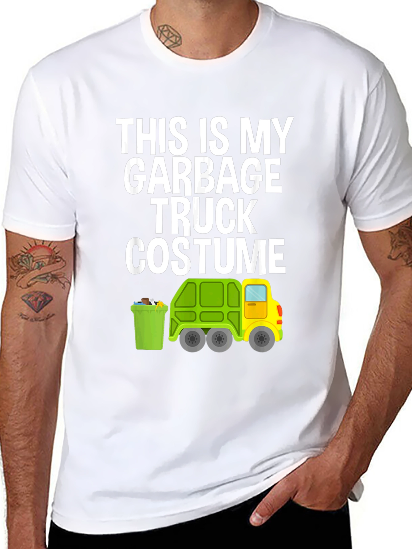 Garbage Truck Costume Graphic T-Shirt