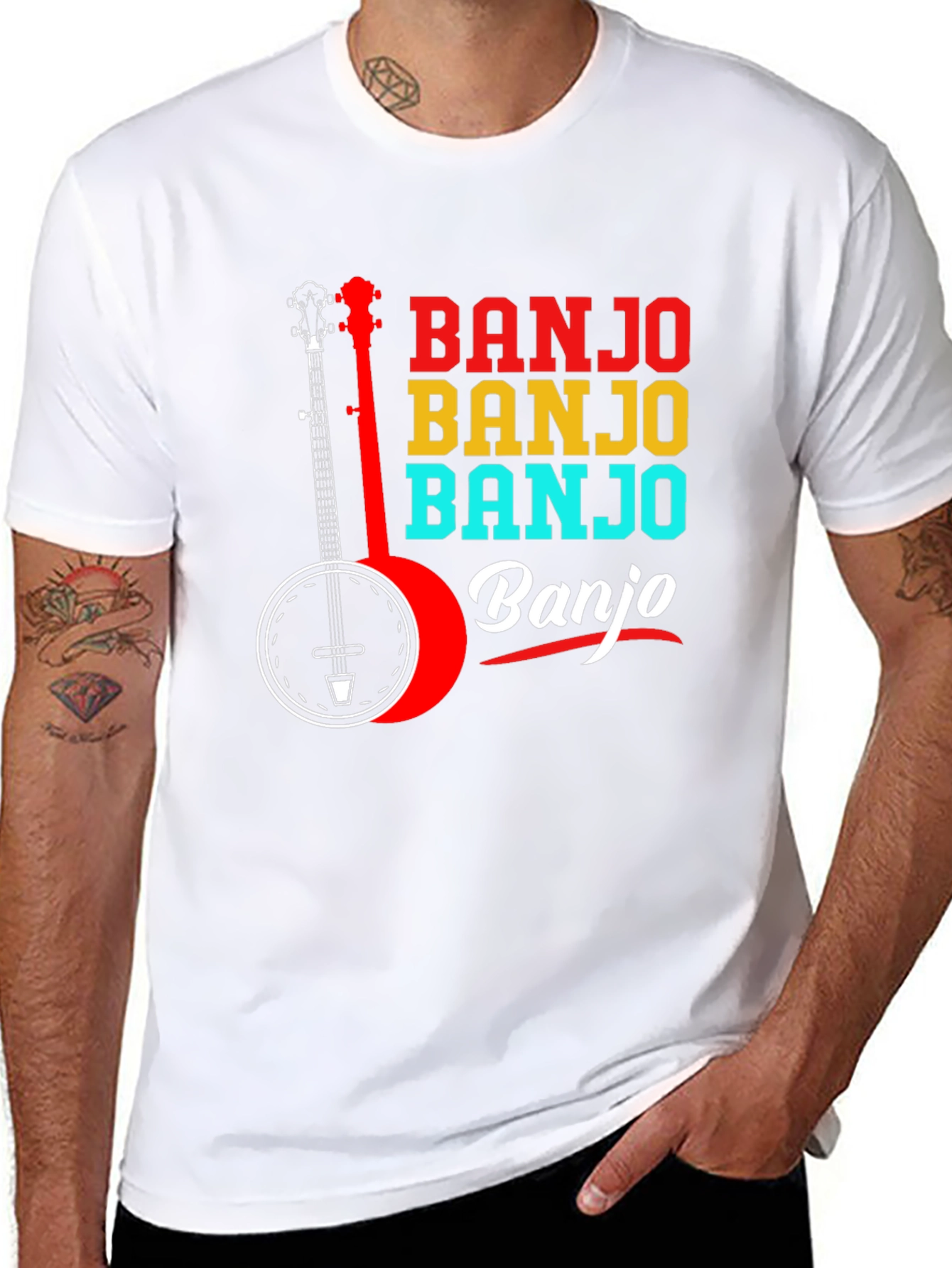 Banjo Music T-Shirt | Cotton Tee