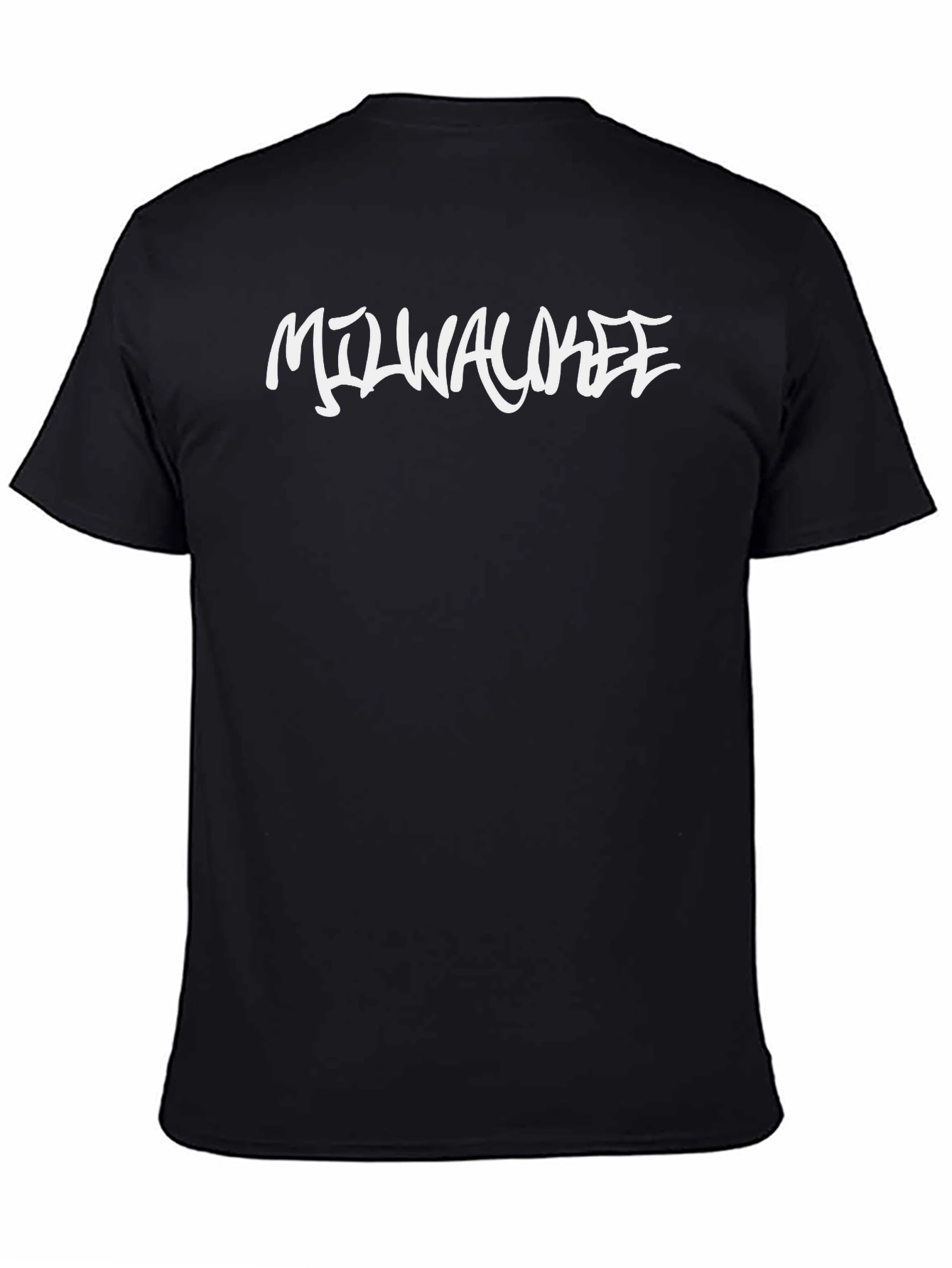 Milwaukee Graphic Tee - Black Cotton Blend T-Shirt