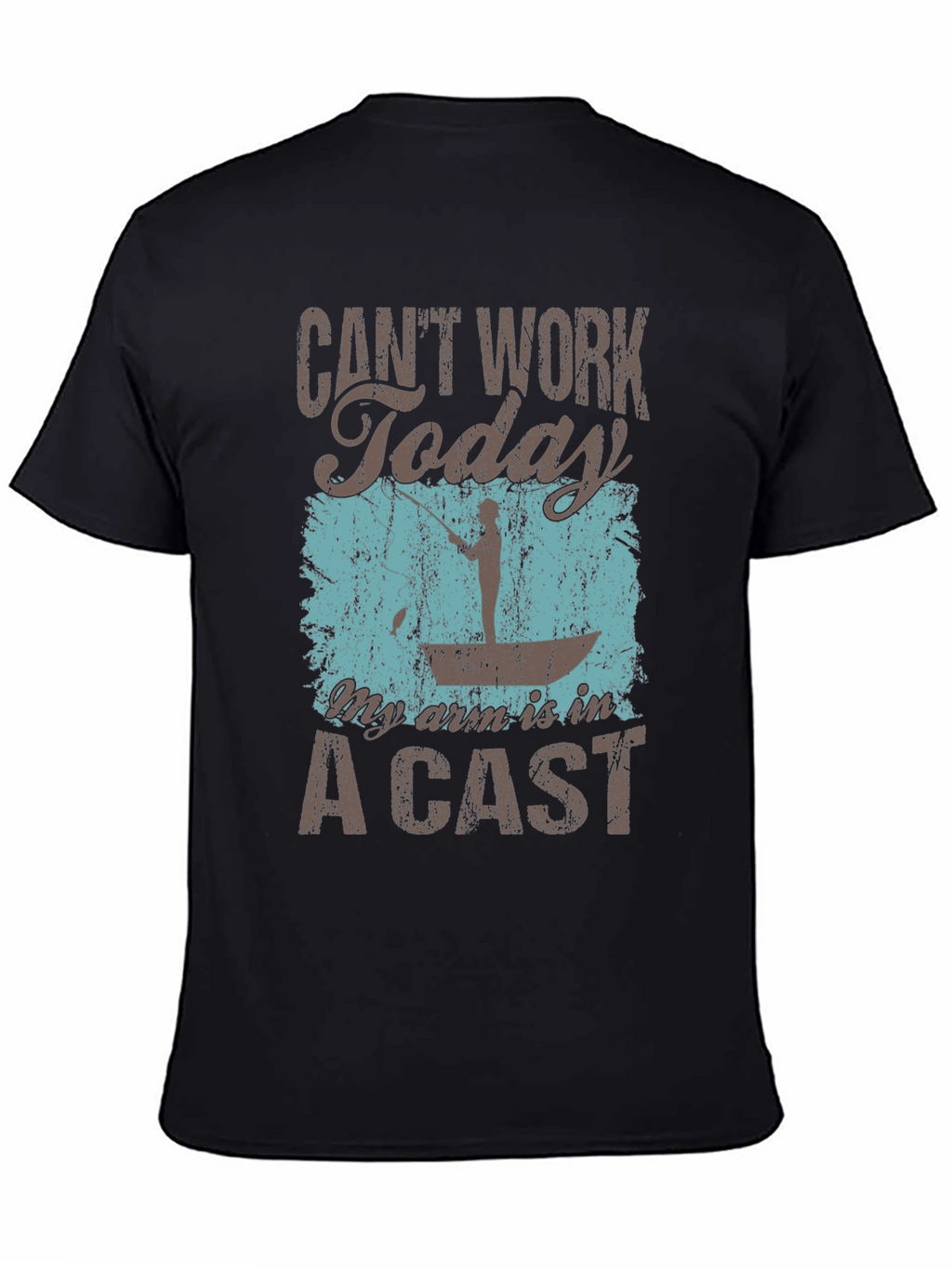 Funny Fishing T-Shirt: Cant Work Today