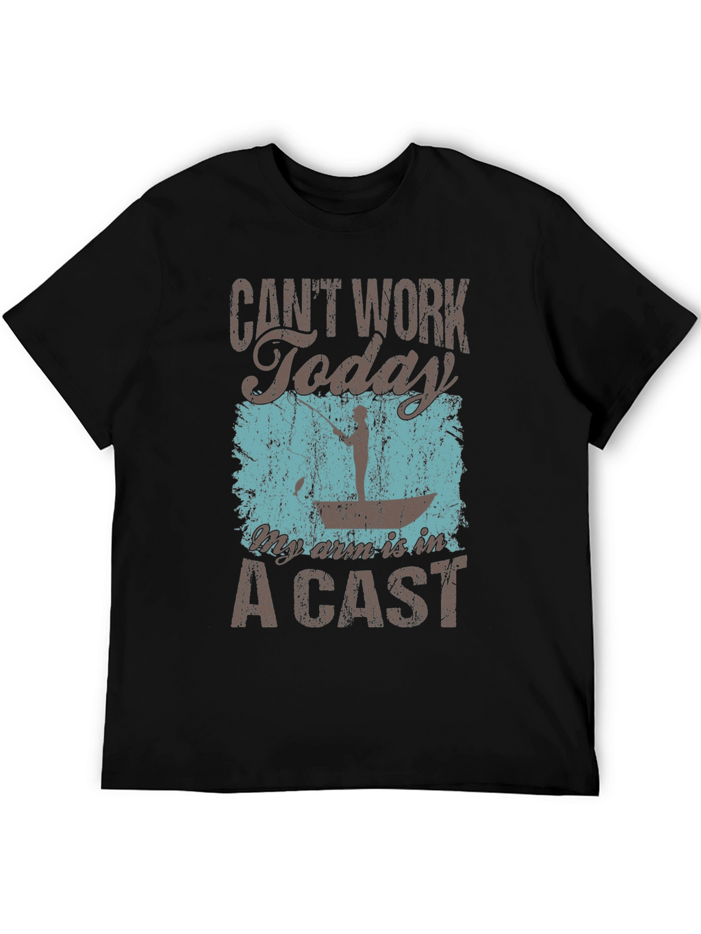 Funny Fishing T-Shirt: Cant Work Today