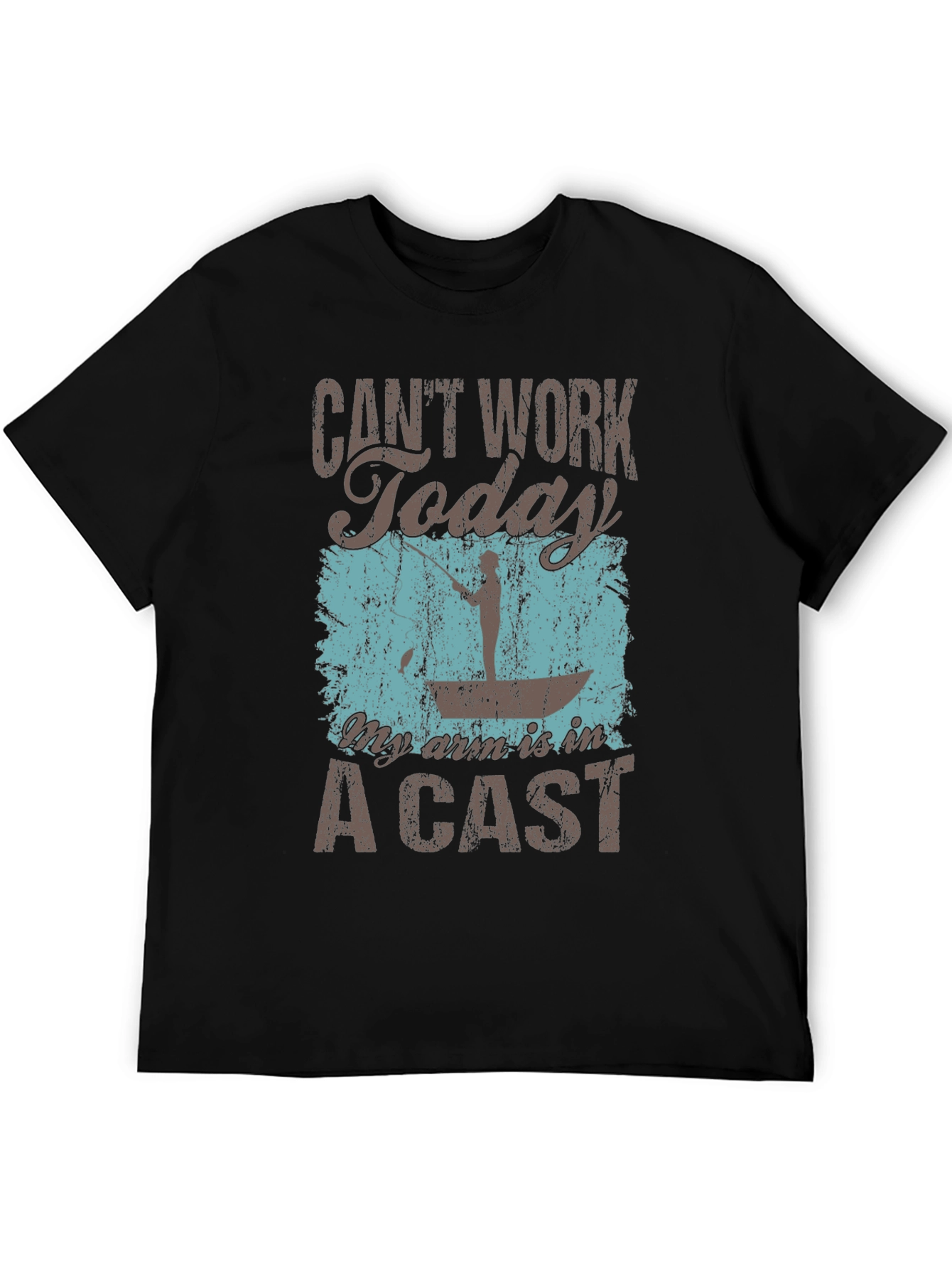 Funny Fishing T-Shirt: Cant Work Today