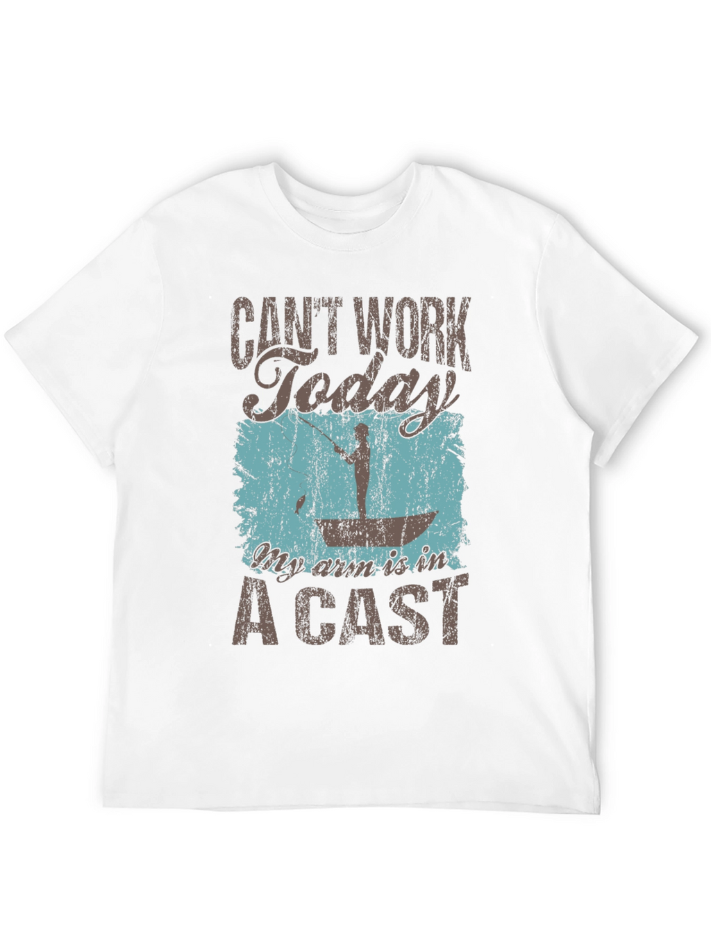 Funny Fishing T-Shirt: Cant Work Today