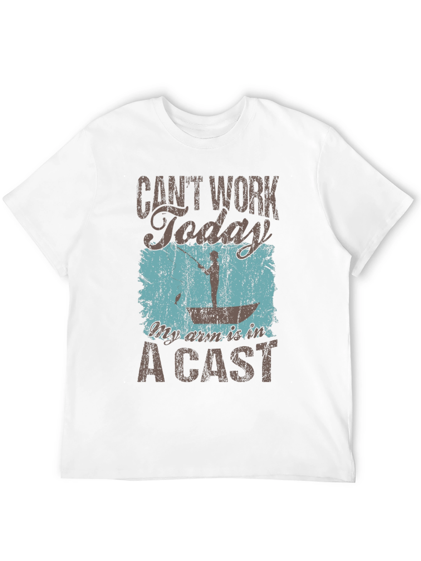 Funny Fishing T-Shirt: Cant Work Today