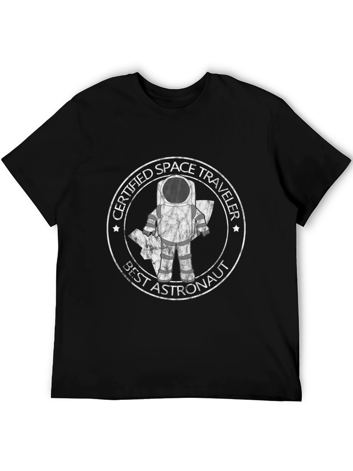 Certified Space Traveler Astronaut Graphic T-Shirt
