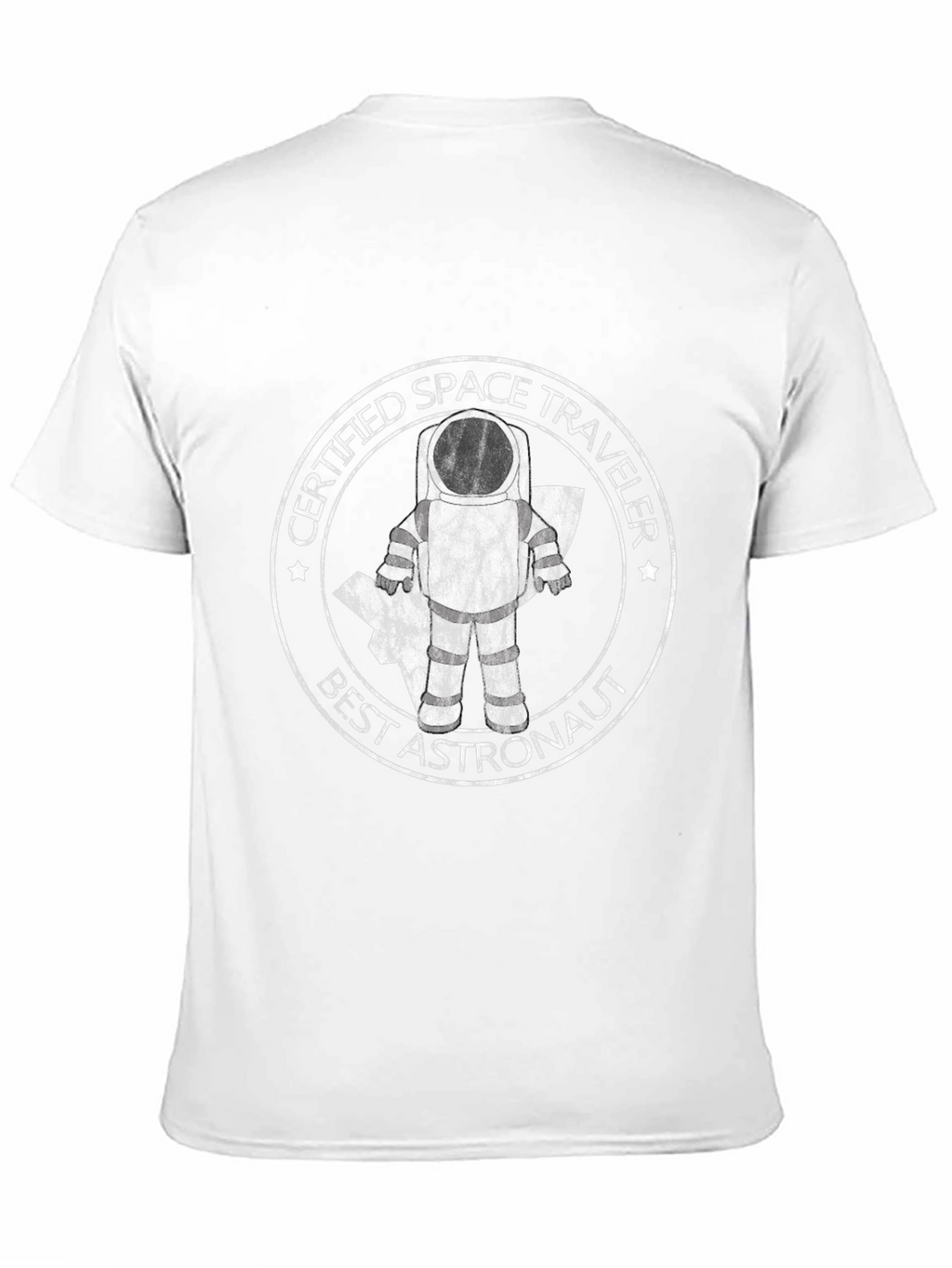 Certified Space Traveler Astronaut Graphic T-Shirt