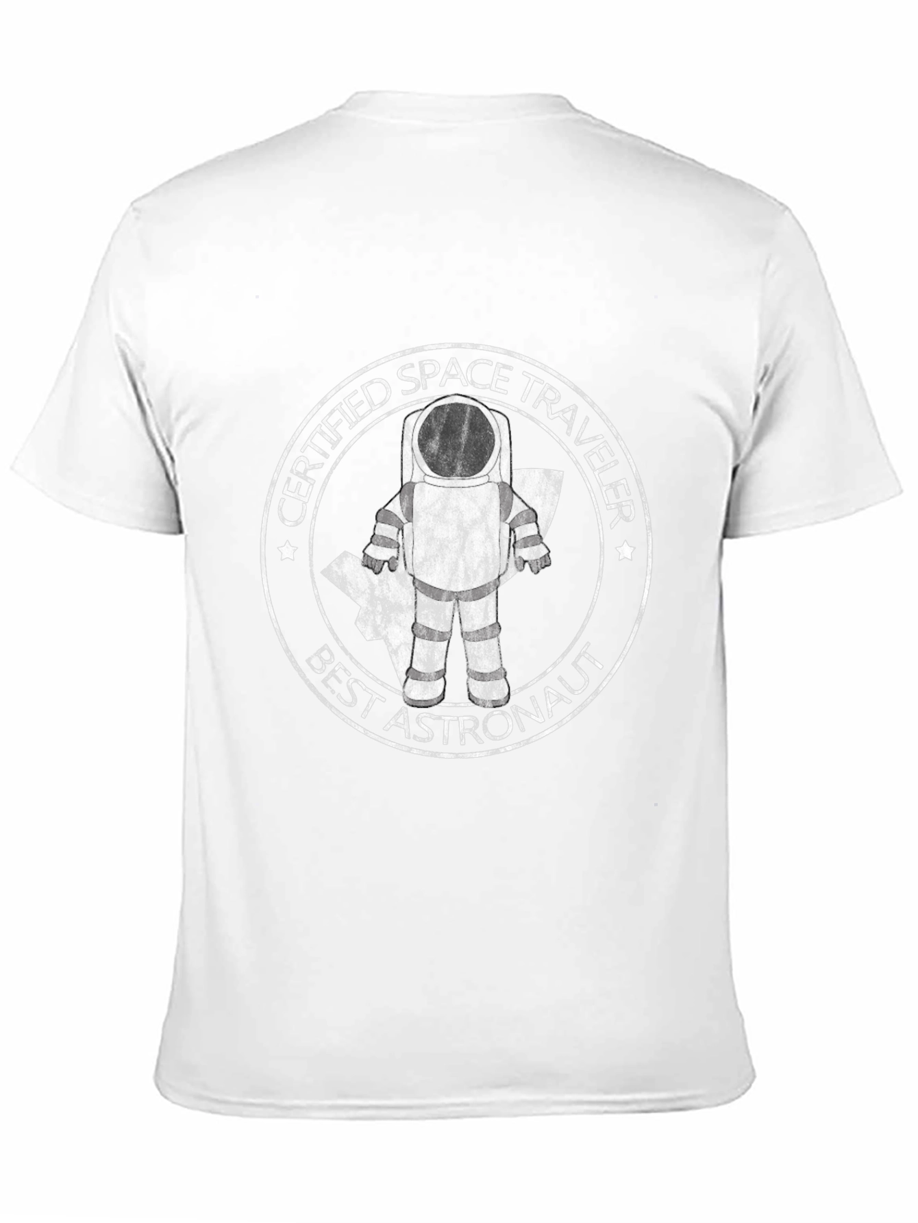 Certified Space Traveler Astronaut Graphic T-Shirt