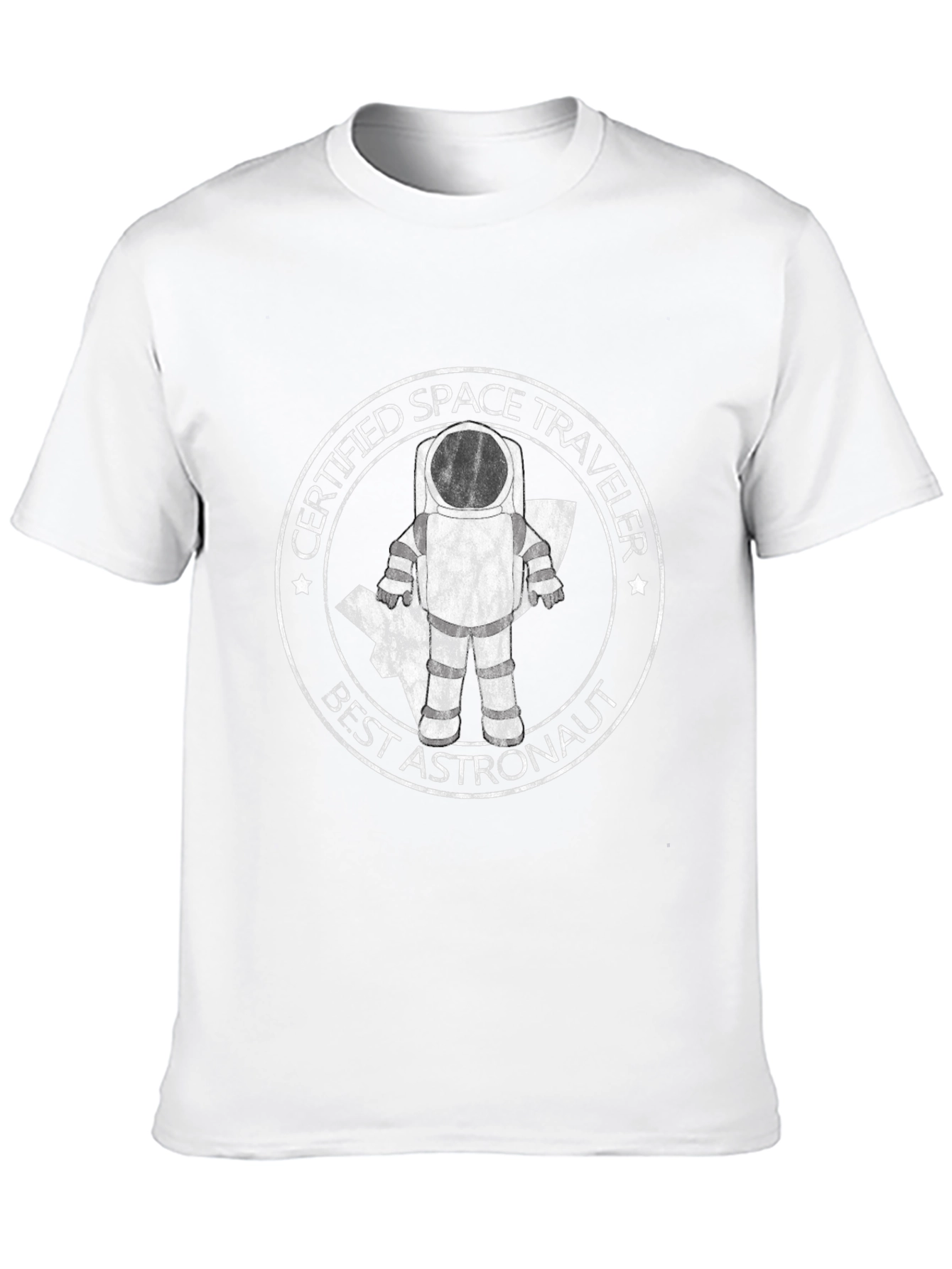 Certified Space Traveler Astronaut Graphic T-Shirt