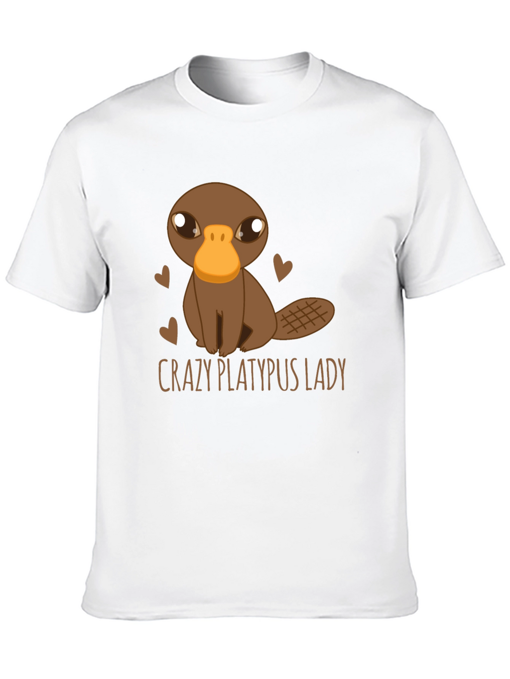 Crazy Platypus Lady Graphic Tee