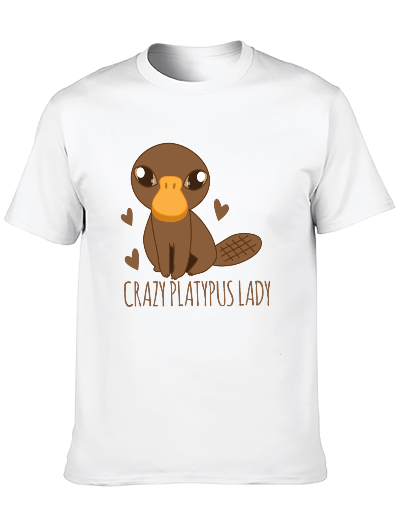 Crazy Platypus Lady Graphic Tee