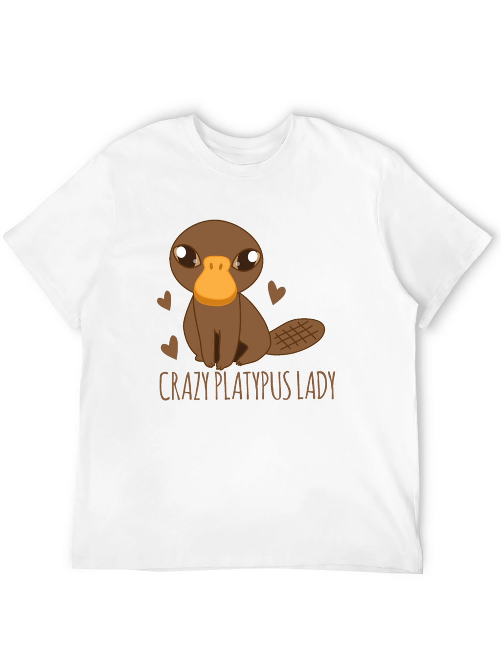 Crazy Platypus Lady Graphic Tee