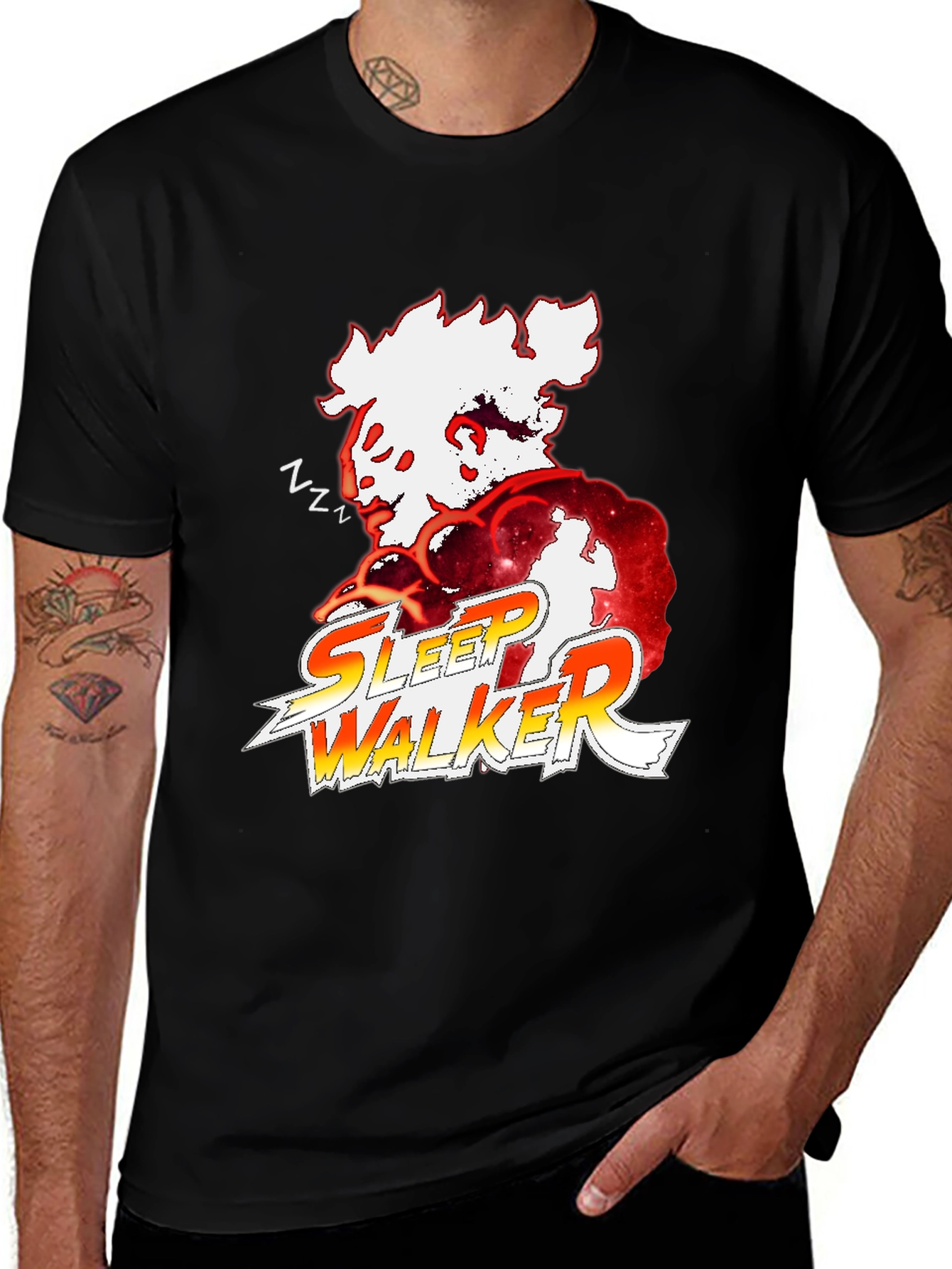 Sleep Walker Graphic Tee - Stylish Cotton Comfort