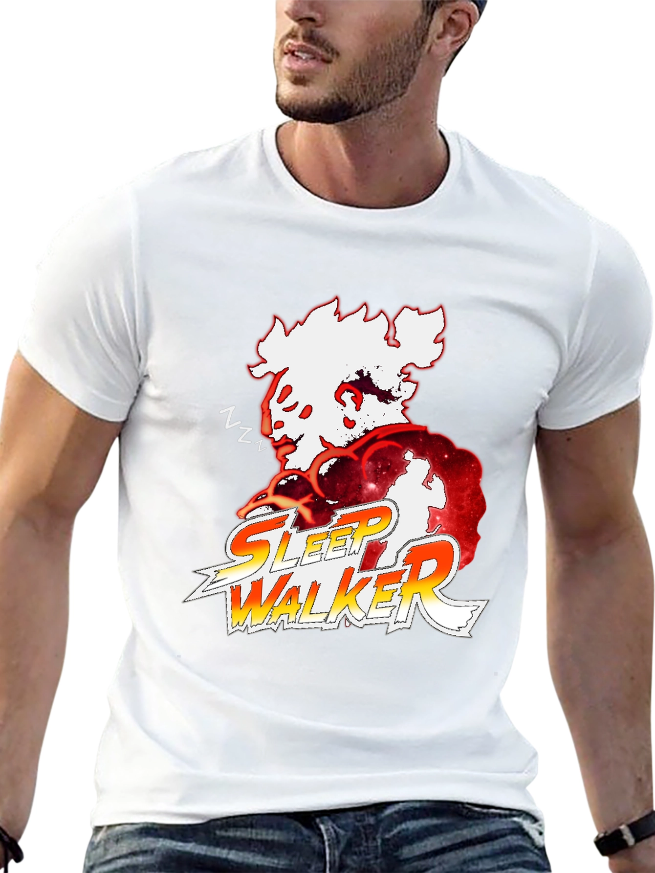 Sleep Walker Graphic Tee - Stylish Cotton Comfort