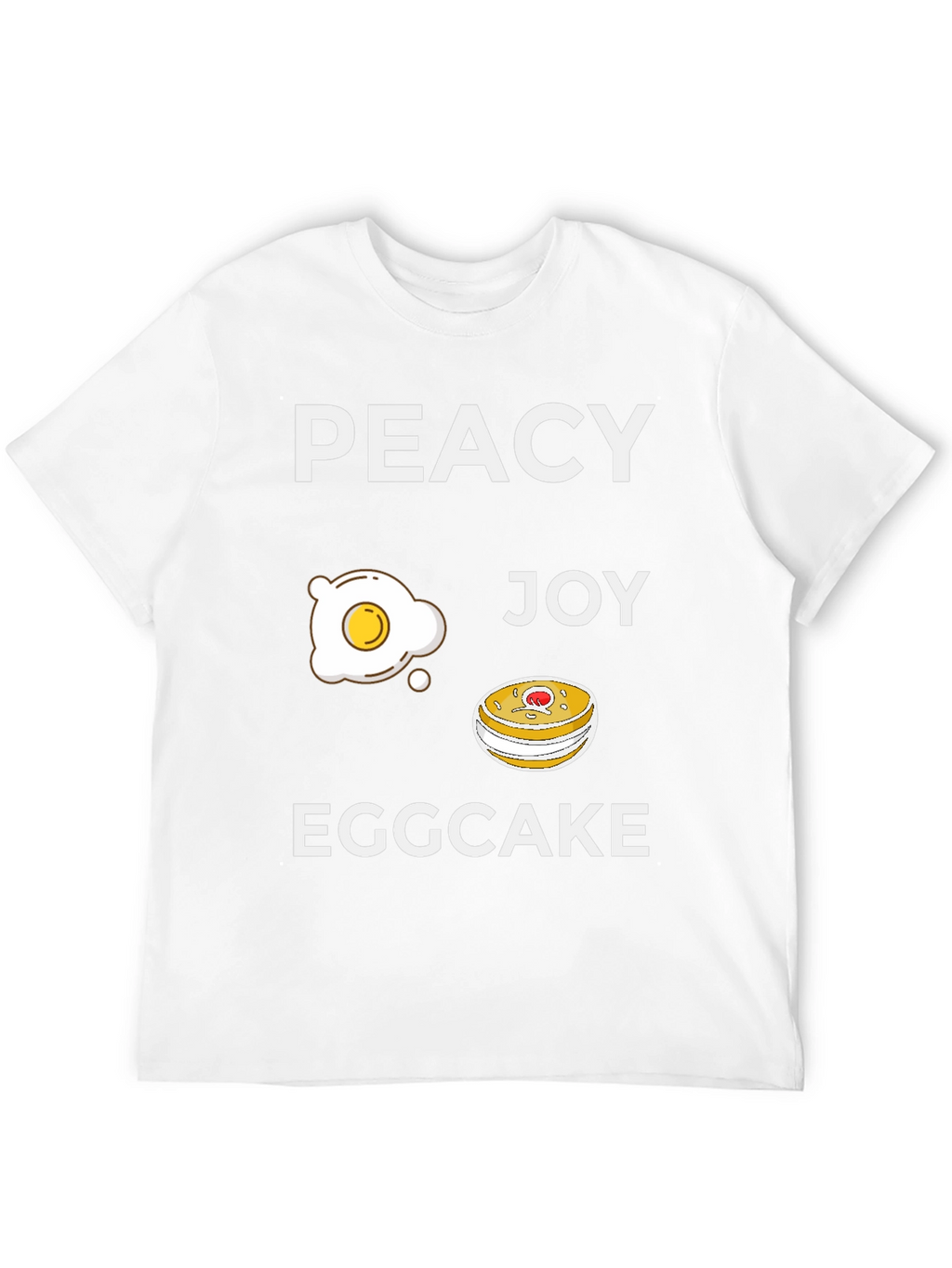 Peacy Egg Joy Eggcake Graphic T-Shirt