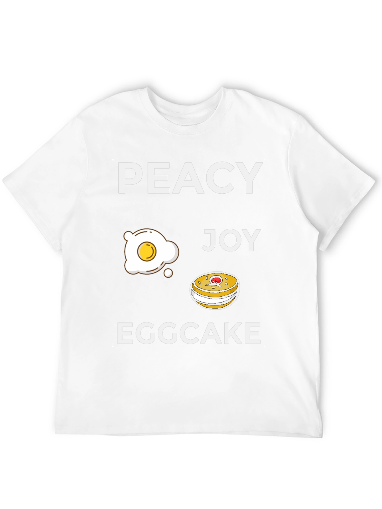 Peacy Egg Joy Eggcake Graphic T-Shirt