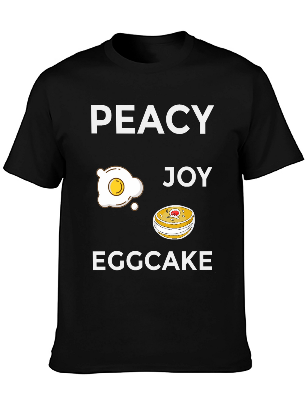 Peacy Egg Joy Eggcake Graphic T-Shirt