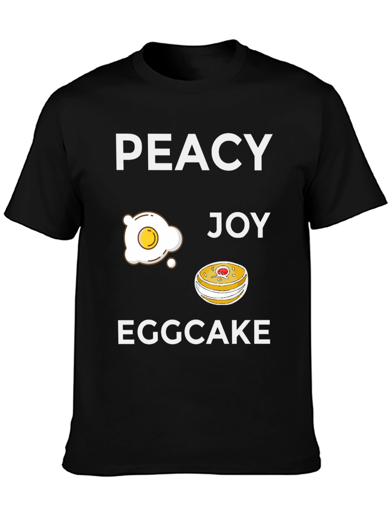 Peacy Egg Joy Eggcake Graphic T-Shirt