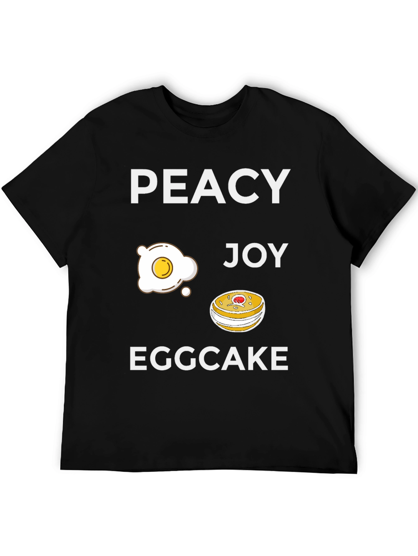 Peacy Egg Joy Eggcake Graphic T-Shirt