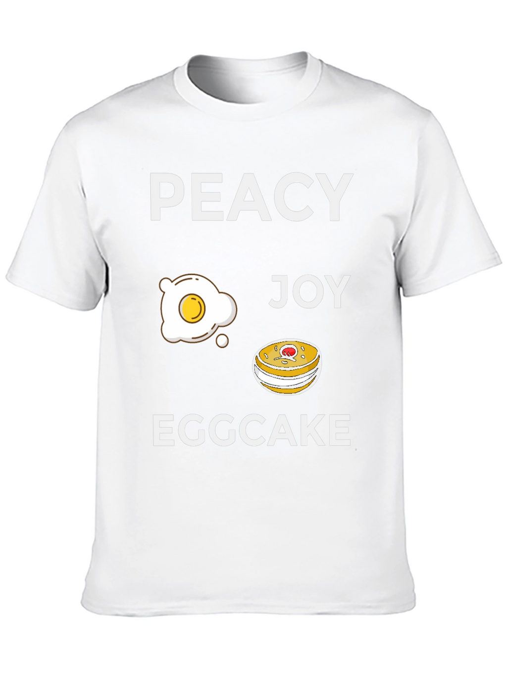 Peacy Egg Joy Eggcake Graphic T-Shirt