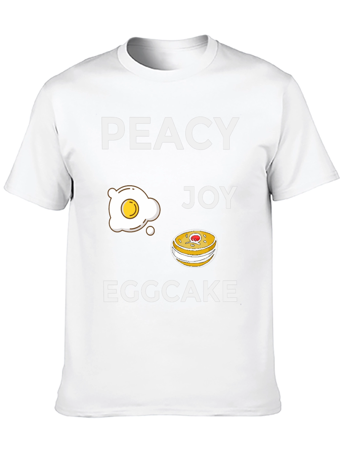 Peacy Egg Joy Eggcake Graphic T-Shirt