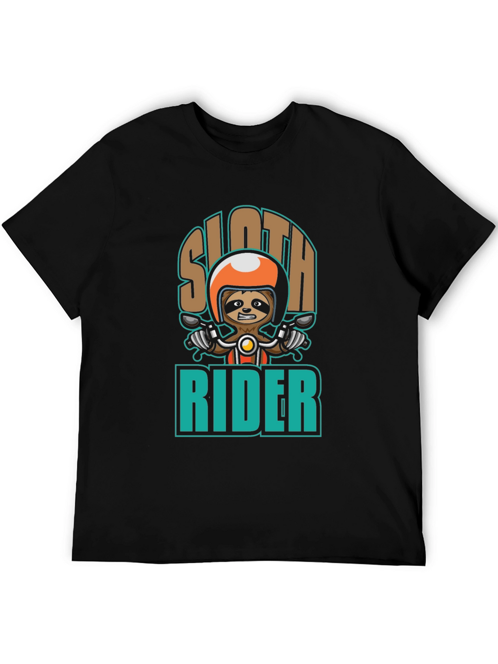 Sloth Rider T-Shirt - Cool Graphic Tee