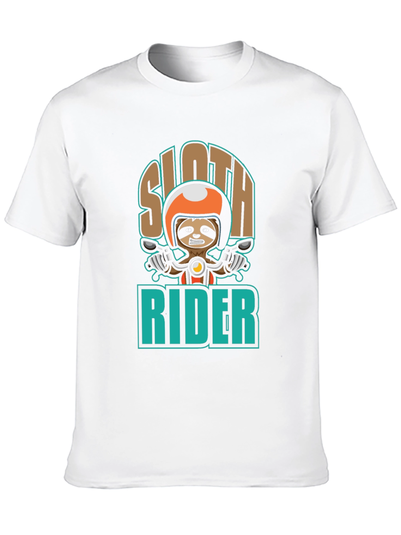Sloth Rider T-Shirt - Cool Graphic Tee